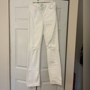 Women's White Zara Jeans